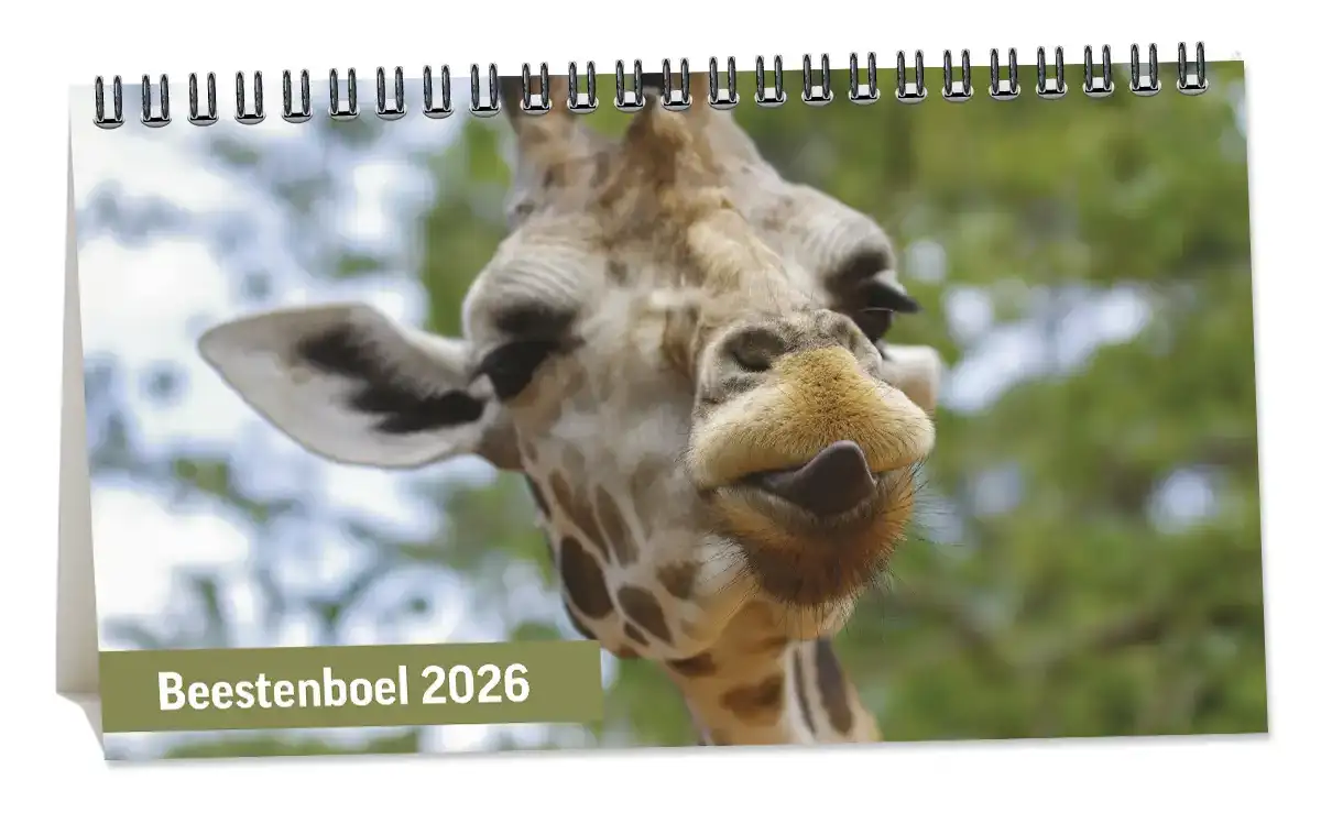 A5 Bureaukalender Beestenboel 2026 A5 Bureaukalender Beestenboel 2026