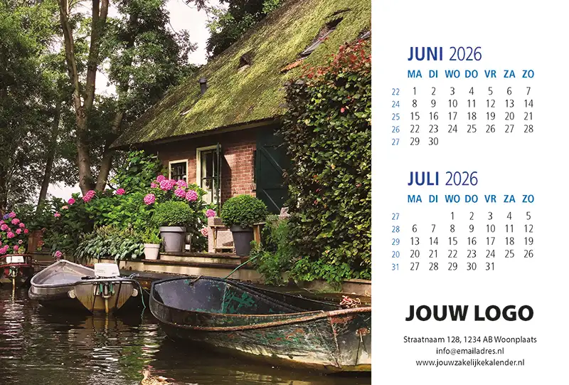 A5 Bureaukalender Hollands Glorie 2026 A5 Bureaukalender Hollands Glorie 2026
