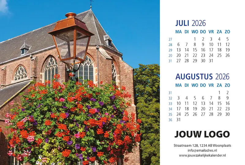 A5 Bureaukalender Hollands Glorie 2026 A5 Bureaukalender Hollands Glorie 2026