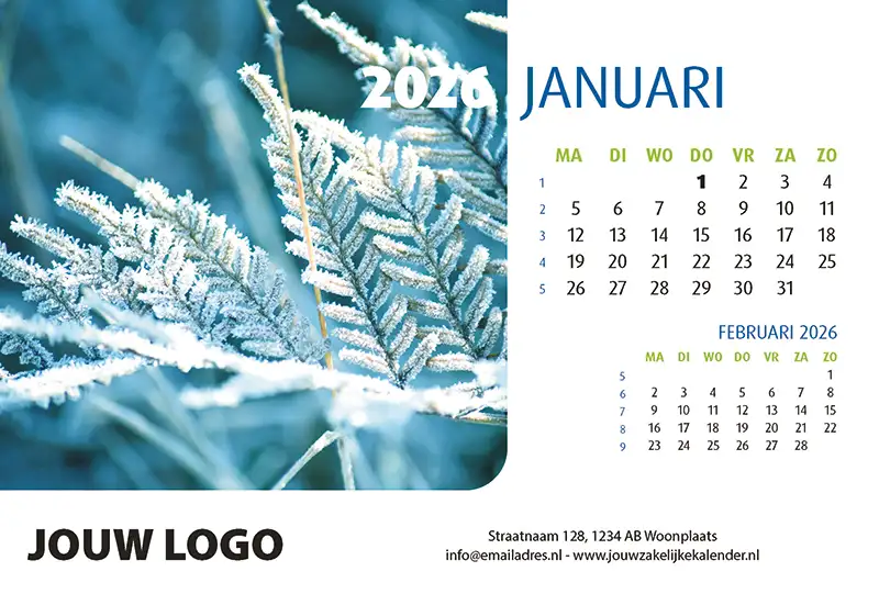 A5 Bureaukalender Natuur 2026