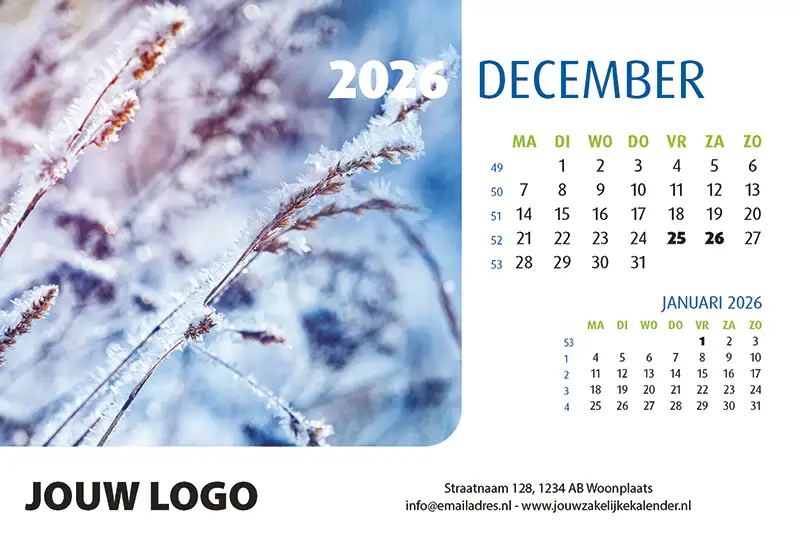 A5 Bureaukalender Natuur 2026