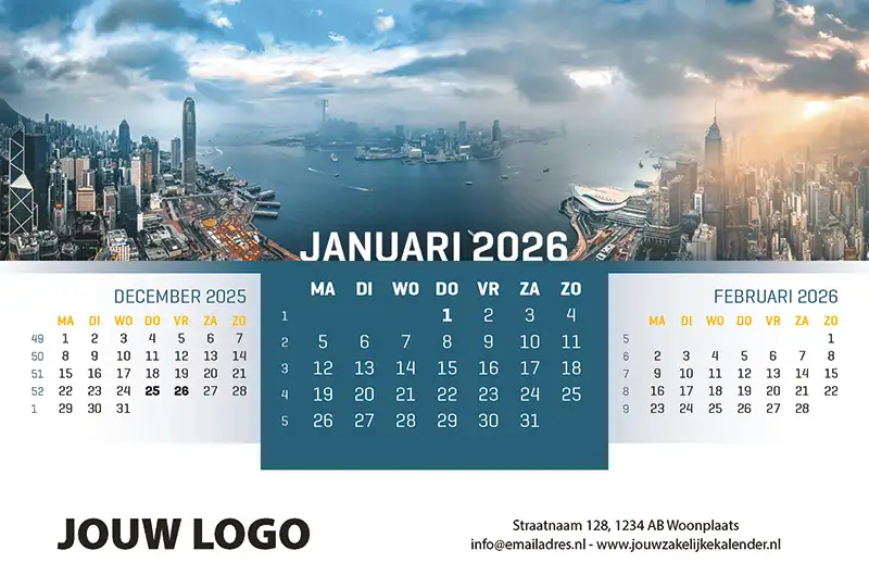A5 Bureaukalender Panorama 2026