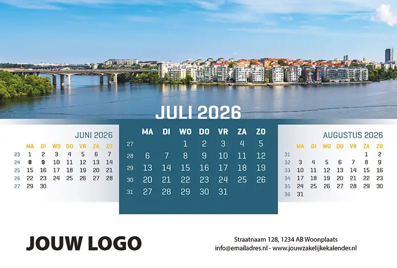 A5 Bureaukalender Panorama 2026