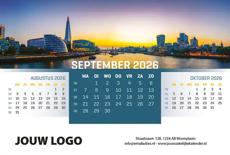 A5 Bureaukalender Panorama 2026