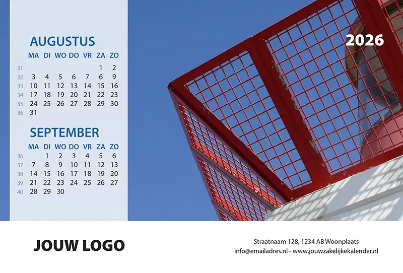 A5 Bureaukalender 2026 Langs De Noordzee