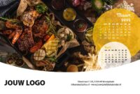A5 Bureaukalender Food 2022