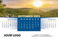 A5 Bureaukalender Panorama 2022
