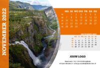 A5 Bureaukalender Tour of Europe 2022
