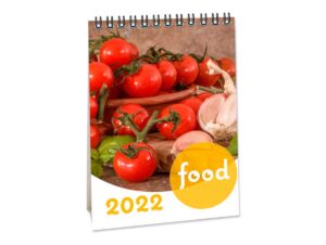 A6 Bureaukalender Food 2022