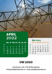 A6 Bureaukalender Patterns 2022