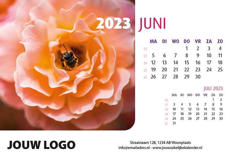 A5 Bureaukalender Natuur 2023