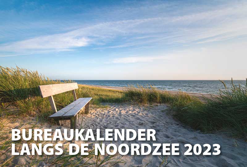 A5 Bureaukalender Langs de Noordzee 2023