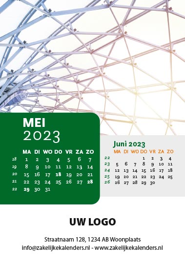 A6 Bureaukalender Patterns 2023