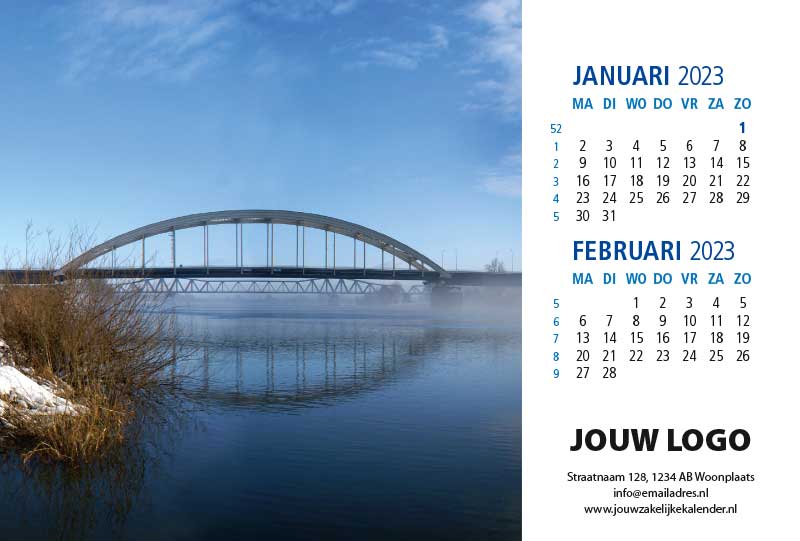 Bureaukalender Hollands Glorie 2023