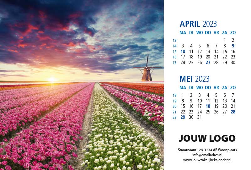 Bureaukalender Hollands Glorie 2023