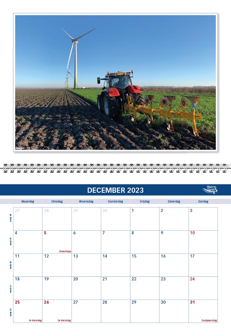 Harrysfarm jaarkalender 2023