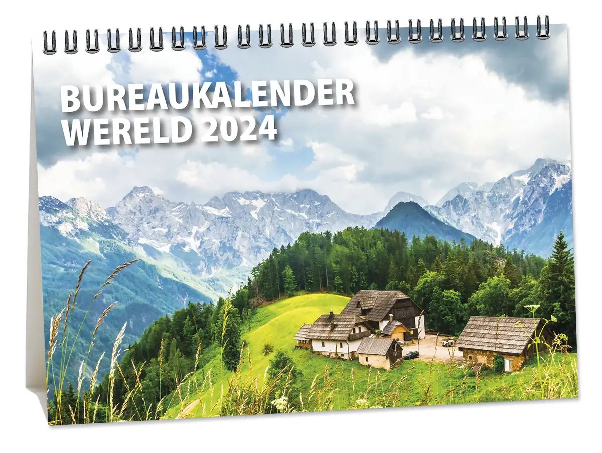 Bureaukalender Wereld 2019