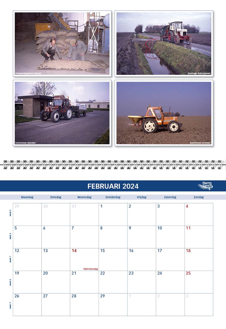 Kalender Harrysfarm 2024